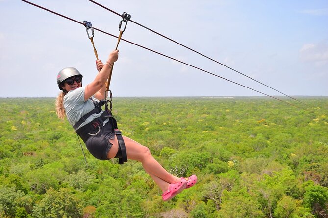 Tulum Adrenaline Tour ATV Ziplines and Cenote Swim Day - Taking the Wheel on Jungle Trails