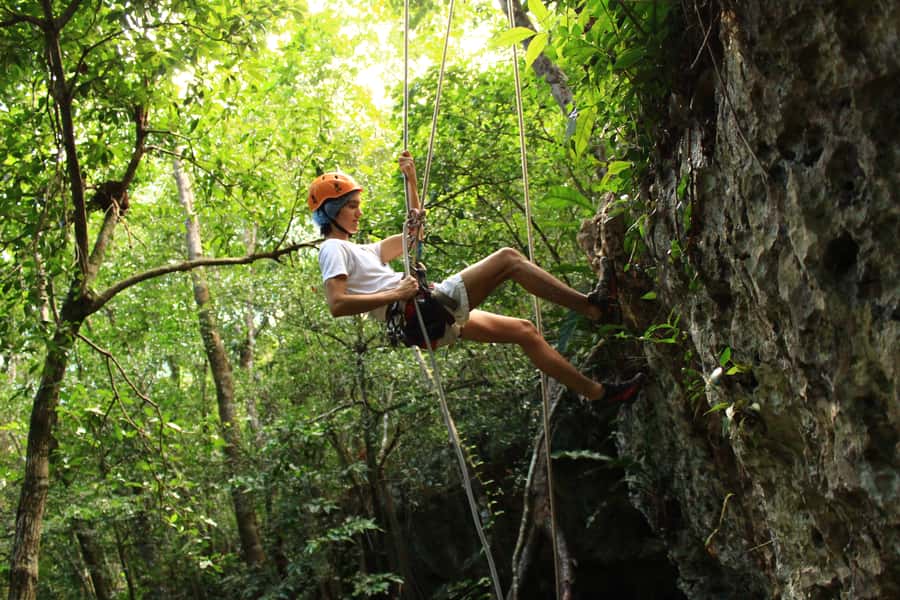 Tulum: ATV, Cenote, Zip lining and Rappelling Experience - Tacos, a Mayan ceremony, and the final reset