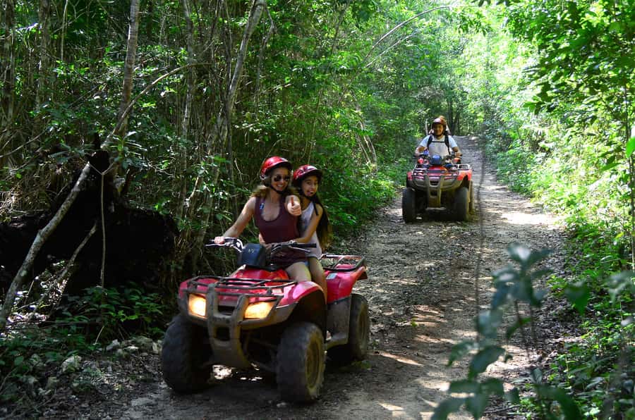 Tulum: ATV, Cenote, Zip lining and Rappelling Experience - The ride from your hotel to the jungle