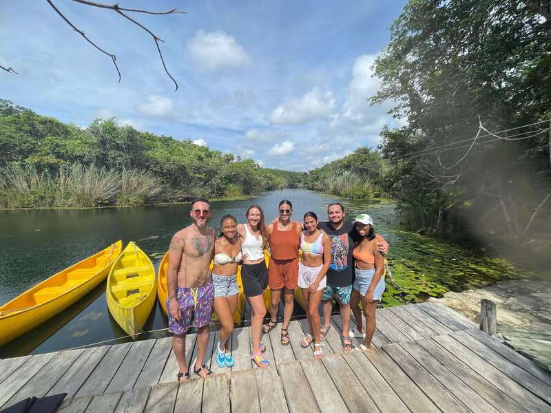 Tulum: Half-Day Adventure Zip line Cenote in Mayan Community - A Mayan buffet with vegetarian choices