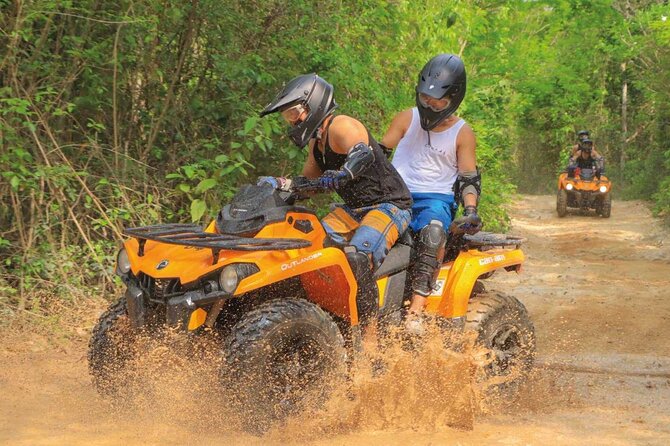 Tulum Half-Day Jungle Adventure ATV, Ziplines (4) & Mexican Snack - Rappelling down a vertical wall