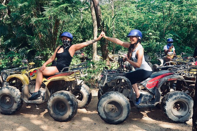 Tulum Half-Day Jungle Adventure ATV, Ziplines (4) & Mexican Snack - The cave cenote is the strongest part of the day