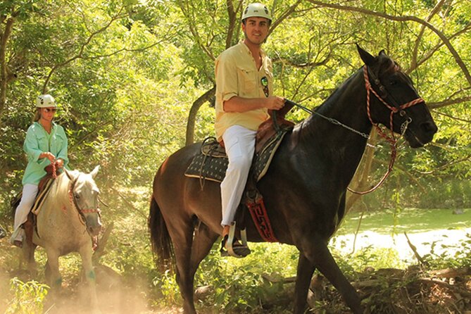 Tulum Jungle Horseback Ride + ATV + Ziplines + Cenote Combo Tour - The underground cenote is the payoff