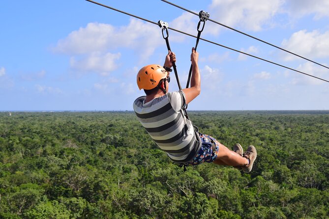 Tulum's Thrilling Jungle: ATV, Zip Lines, Cenote & More! - Swimming in a natural cenote