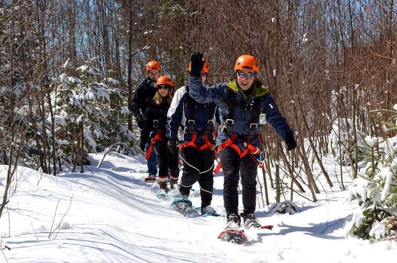 Tyroparc: Mega Ziplines and Hiking in the Laurentians - Four ziplines carry you from mountain to mountain