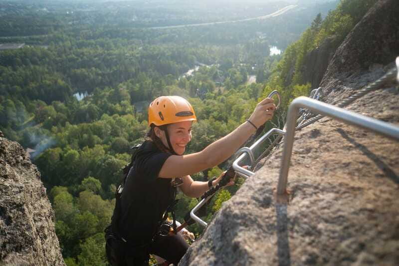Tyroparc: Via Ferrata Guided Tour and Zipline Combo Ticket - Who should book this Cap Beauséjour adventure
