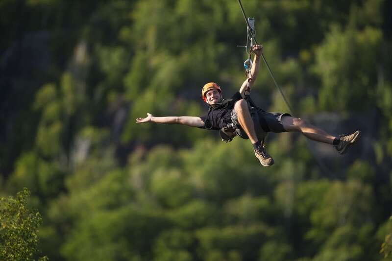 Tyroparc: Via Ferrata Guided Tour and Zipline Combo Ticket - Timing, weather, and the drive from Montreal