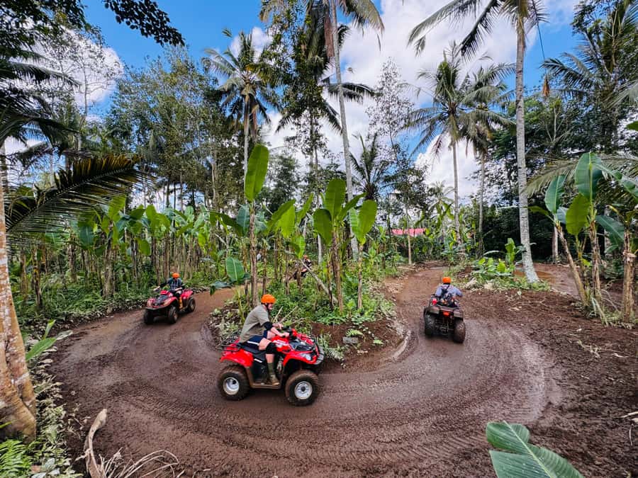 Ubud: ATV Quad Bike & Zip-Line Adventure with Meal - Hotel pickup and the shape of the day