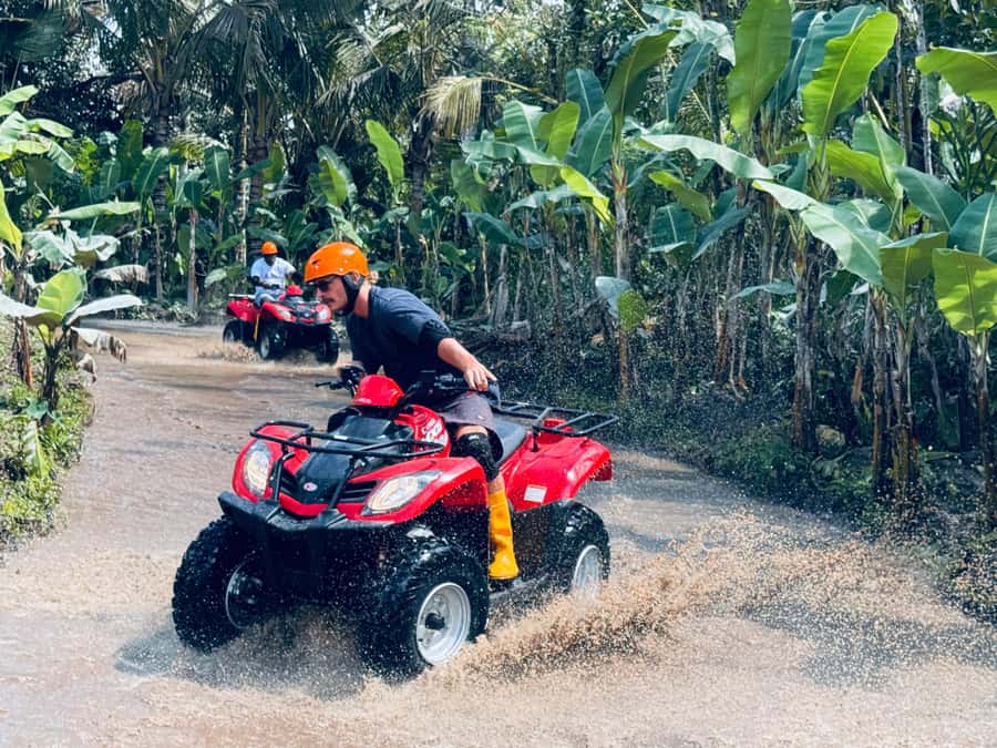 Ubud: ATV Quad Bike & Zip-Line Adventure with Meal - The ATV route: mud, tunnels, and real control