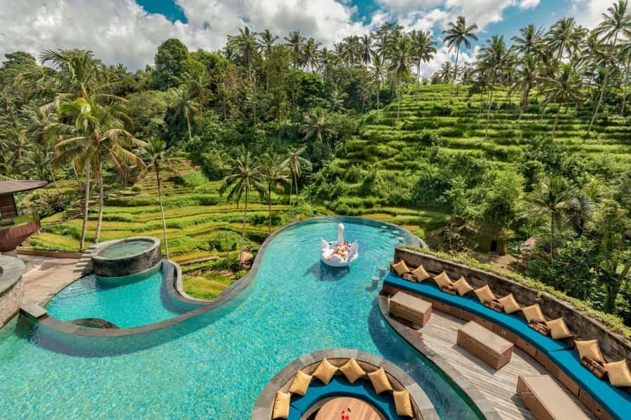 Ubud: Batur Cafe Sunrise, Zip-Line & Cretya Day Club Tour - Tegalalang and the Ubud countryside