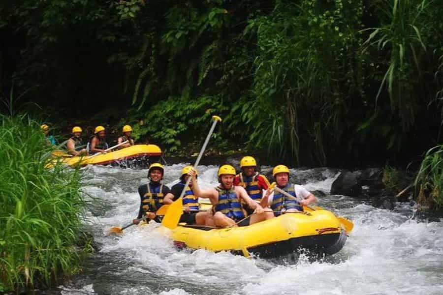 Ubud: Zip-line Adventure, River Rafting & Rice Terraces Tour - Value at $22 per person