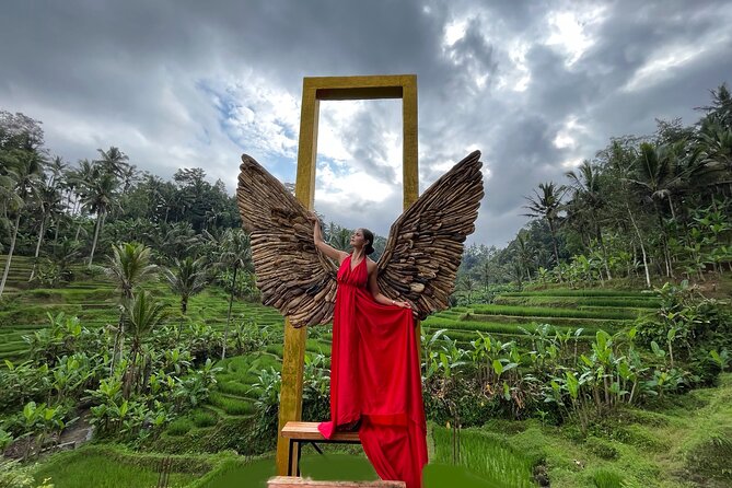 Ubud: Zipline, Bali Swing, and Sky Bike in a Private Rice Terrace - The zipline gives you the clearest view