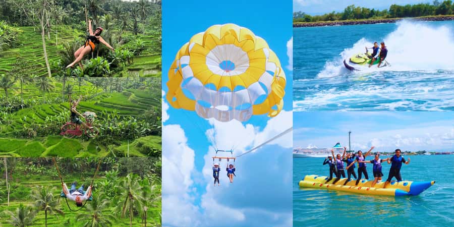 Ubud Zipline & Watersport (Jetski, Parasailing, BananaBoat) - Key points to know before booking