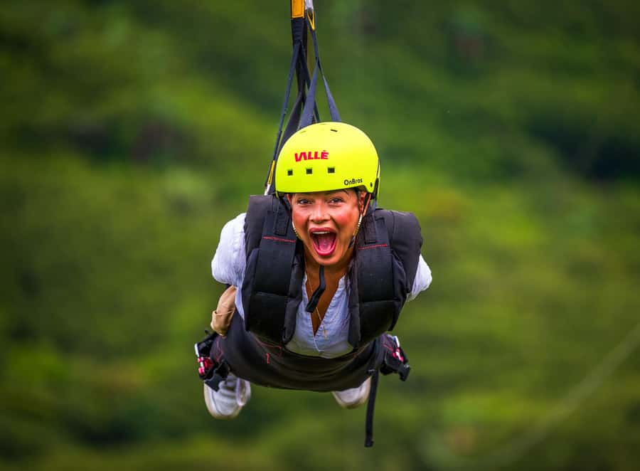 Vallé Advenature Park: Signature Zipline - What happens before takeoff