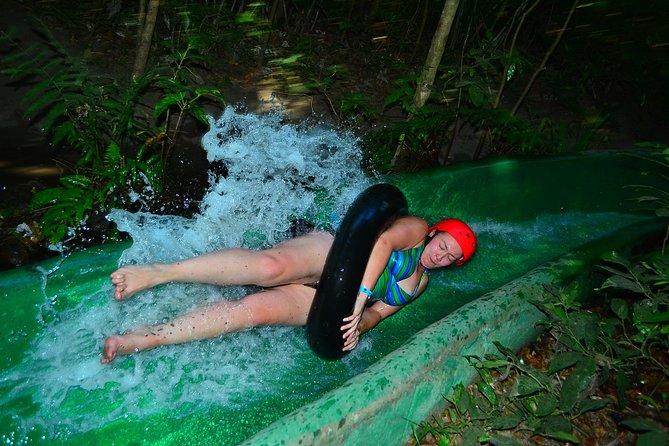 Vandara Hot Springs & Horses+ Zipline+ sugarmill+ waterslide - Waterslide fun comes with a wet-clothes warning