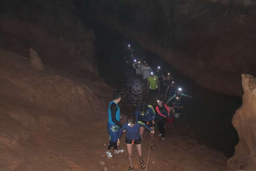 Vang Vieng: Kayaking & Cave Tubing with Zip Line/Blue Lagoon - Angel Cave and its unusual stone shapes