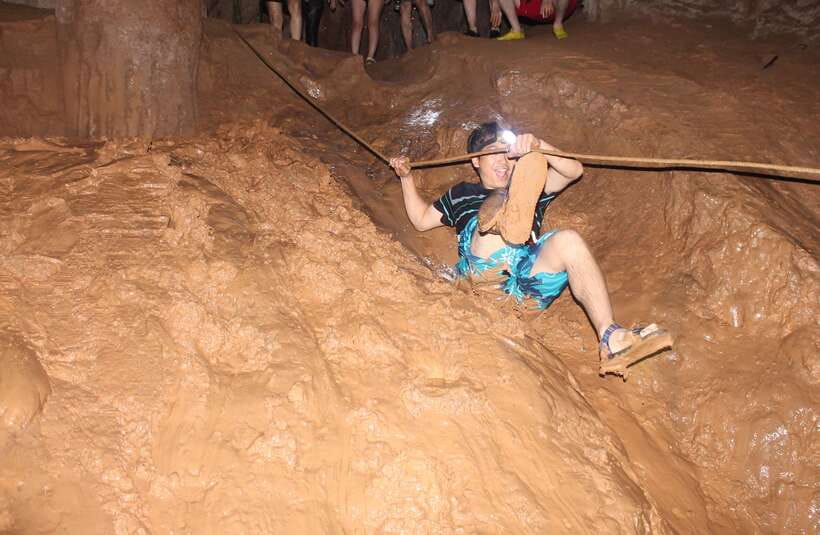 Vang Vieng: Kayaking & Cave Tubing with Zip Line/Blue Lagoon - Tham Norn Cave, where tubing meets wartime history
