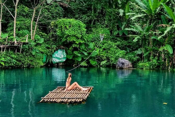 Vang Vieng Tour A Blue lagoon 3 with Caves and Zipline - Tham Nam Water Cave brings the biggest adventure