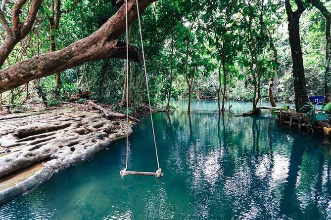 Vang Vieng Tour A Blue lagoon 3 with Caves and Zipline - Blue Lagoon 3 saves the most relaxing stop for last