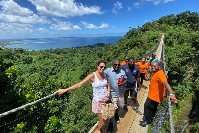 Vanuatu Jungle Zipline, Swing and Skybridge Combo with Transfer - Six ziplines through the tropical canopy