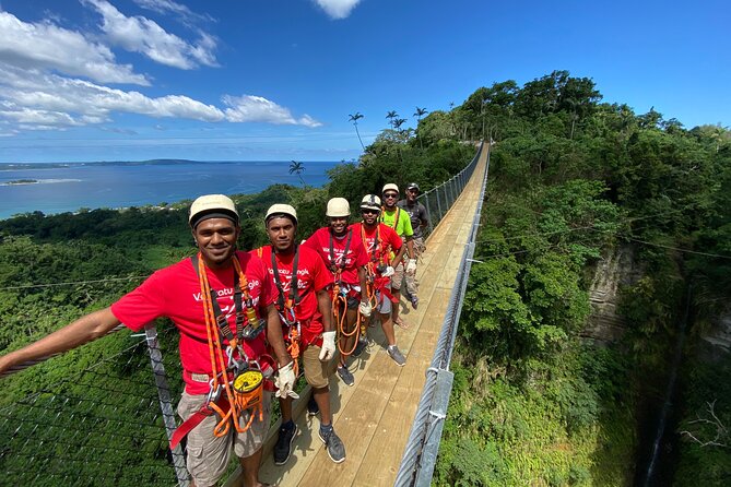 Vanuatu Jungle Zipline, Swing and Skybridge Combo with Transfer - Staff, safety, and the overall feel