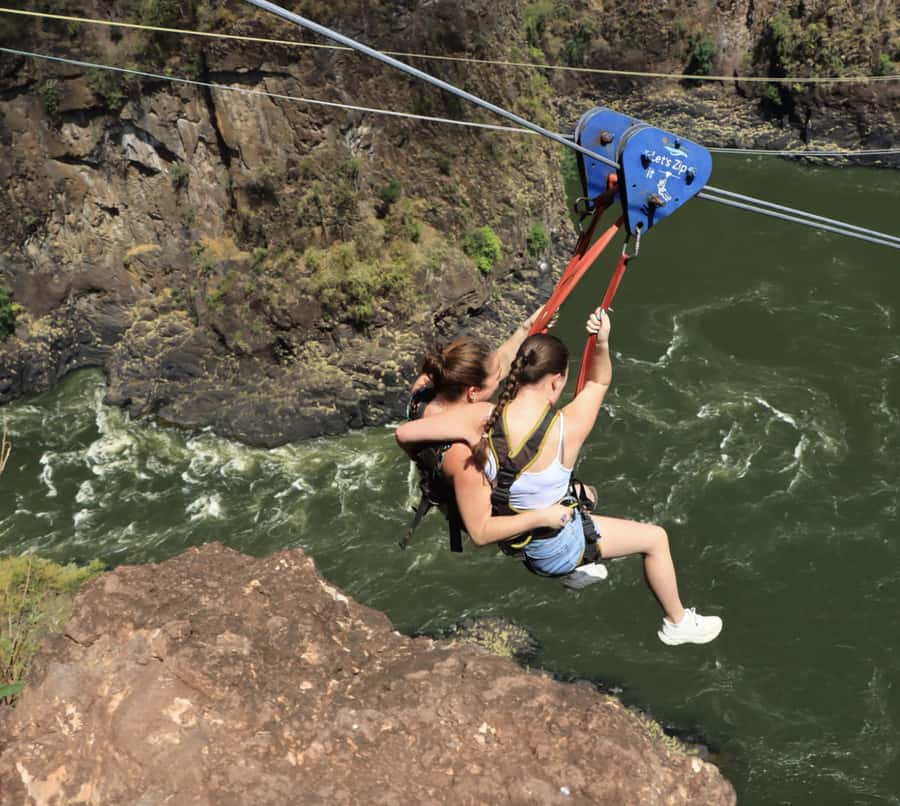 Victoria Falls: Half Day Flying Fox, Zip Line, & Gorge Swing - Three aerial rides above Batoka Gorge