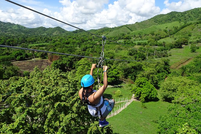 VIP DayPass: ATV, ZipLine, Horse Riding / Shore Excursion & Hotel - Starting with the zip lines above the countryside