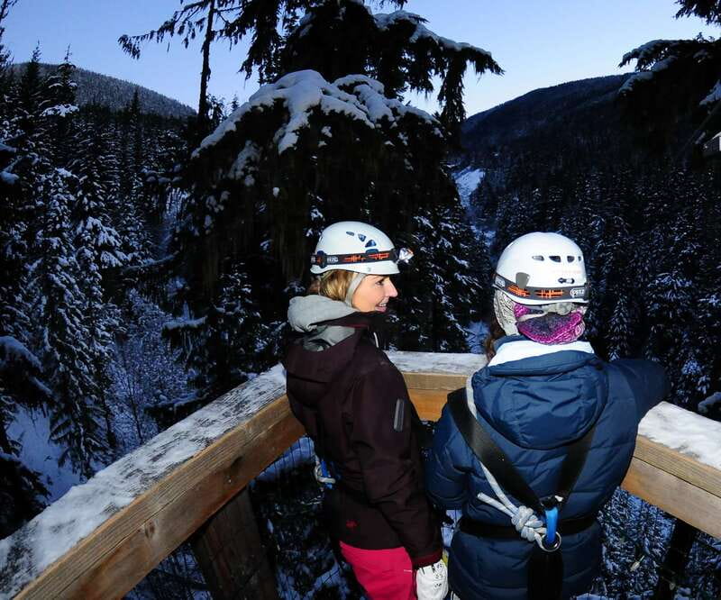 Whistler: 2-Hour Evening Zip Line Adventure - What the four ziplines feel like at night