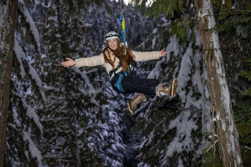 Whistler: 2-Hour Evening Zip Line Adventure - Checking in at Carleton Lodge