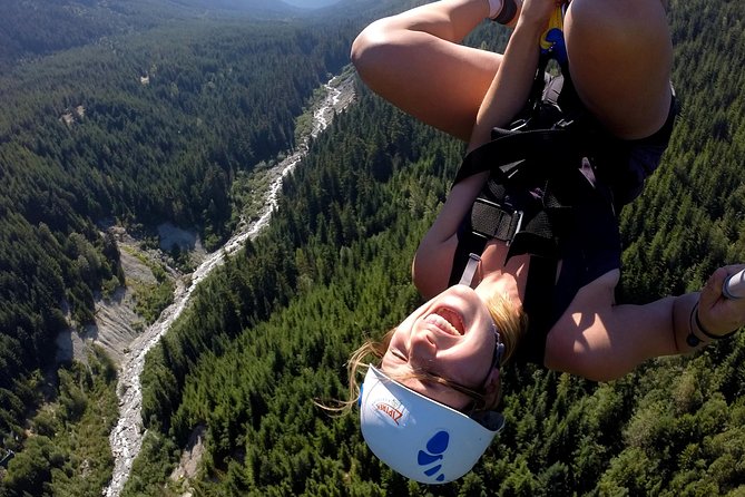Whistler Sasquatch® Zipline - Returning toward Whistler Village