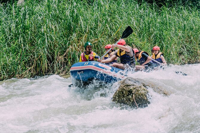 White-water Rafting with Ziplining in Phangnga - Four zipline lines through the forest