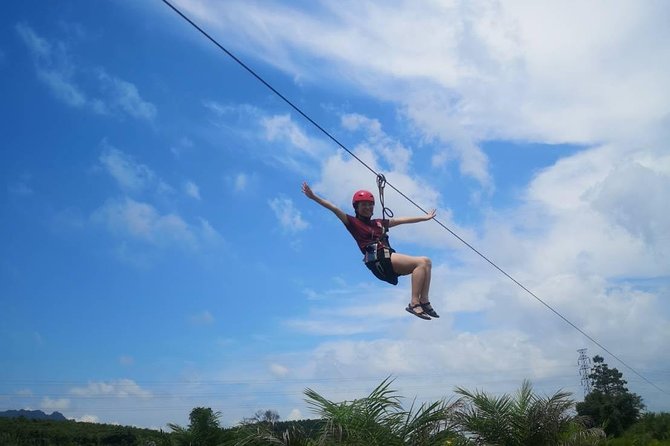 White-water Rafting with Ziplining in Phangnga - Rafting with a paddle, not just a handhold