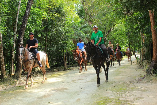 Wonderful Jungle Experience with Horse Riding, ATV, Ziplines and Cenote - Zip lines above the trees