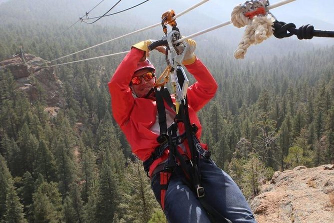Woods Course Zipline Tour in Seven Falls - Weather can change the day