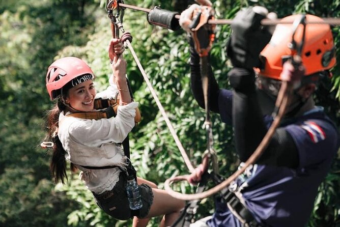 World A+ (Zipline 32 Platforms + Roller + Sky Walk with World Set Menu ) - Pickup makes the Phuket logistics easier