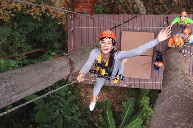 World B+ (Zipline 18 Platforms + Roller + Sky Walk with World Set Menu ) - What the Hanuman World package includes