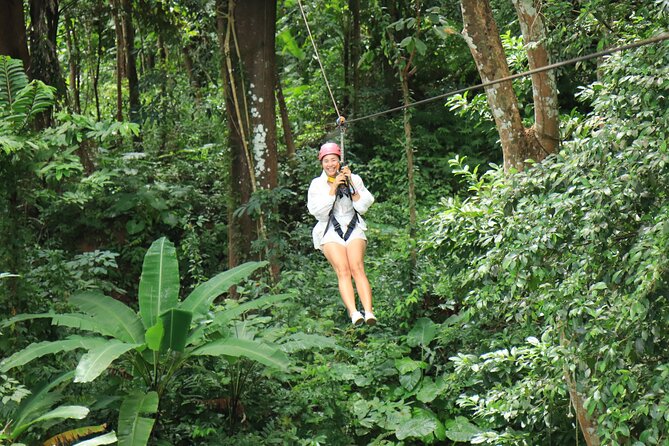 World C+ (Ziplines 10 Platforms + Roller + Sky Walk and World Set Menu ) - Abseiling adds a different kind of challenge
