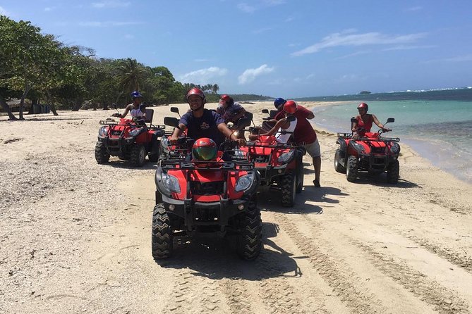 XDream Adventure: Damajagua Waterfalls, ATV, Zip Lines, Horseback Riding & Pool - The pool zip line finishes the wet-and-wild theme
