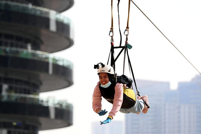 Xline Dubai Marina Zipline Experience With Transfers Option - What the 80 km/h ride feels like