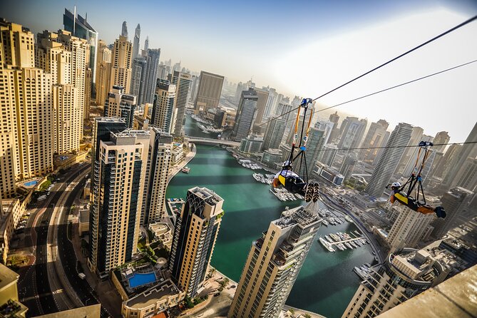 XLine Dubai Solo Urban Zipline in Dubai Marina - Who will enjoy this most