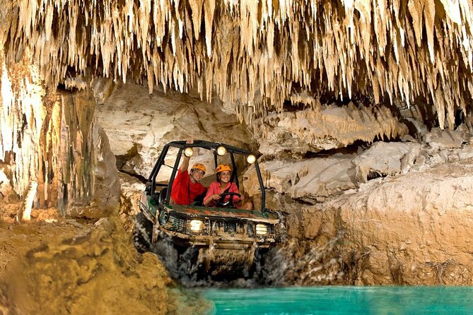 Xplor Tour with Rafting & Ziplining - Rafting through underground waterways