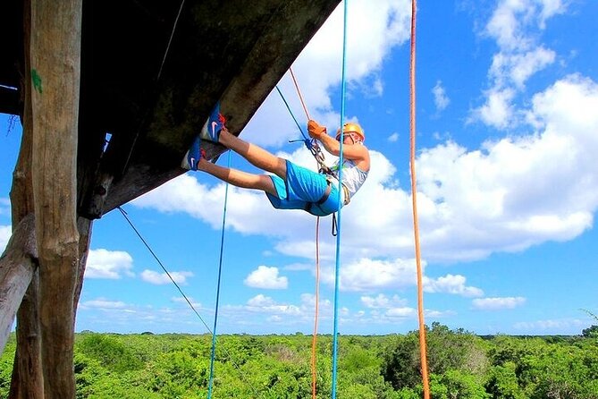 Xtreme Cenote Snorkel, Rappel, Jungle ZipLine, Tulum - Tulum first, then a full jungle activity circuit
