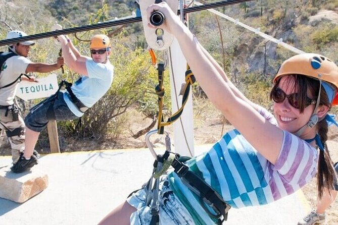 Zip Line Adventure in Los Cabos - Crossing the Fun Commando Bridge