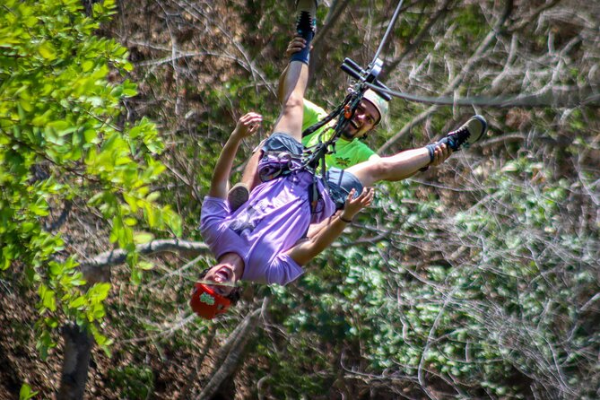 Zip Line Adventure in the heights in Puerto Vallarta 11 lines - Forest views from the platforms