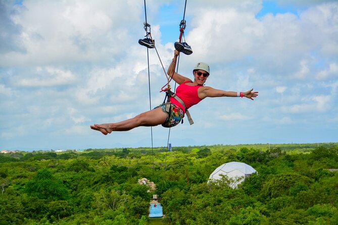 Zip Line Adventure or Zipline (Canopy) in Punta Cana - Families, friends, and first-time flyers
