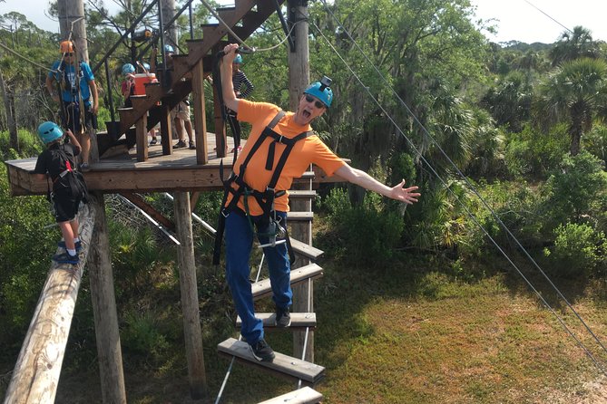 Zip Line Adventure over Tampa Bay - Guides make the course approachable