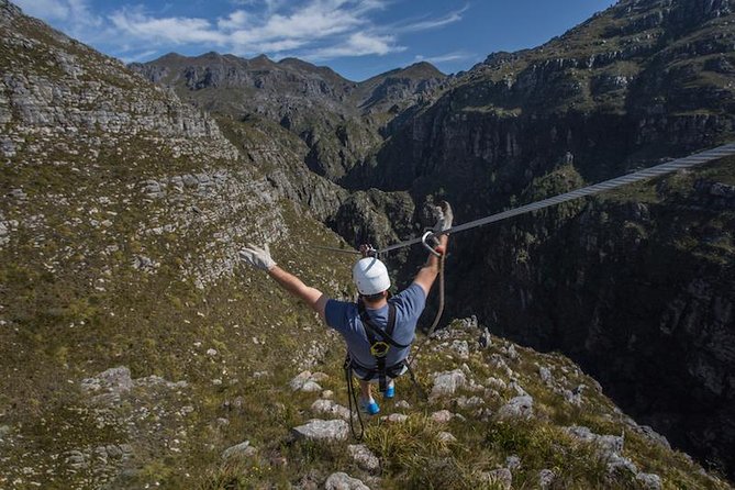 Zip Line and Wine from Cape Town - What the 11 zip lines feel like