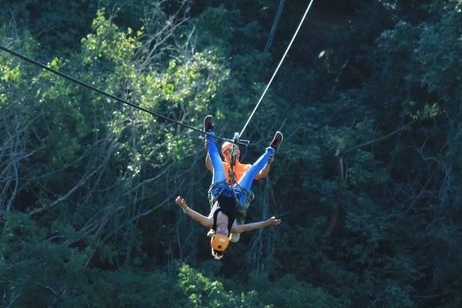Zip Line Canopy Jungle Adventure from Puerto Vallarta - Safety instruction and the first zip line