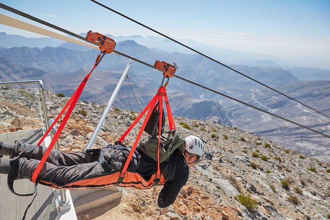 Zip Line Jebel Jais: World Longest Zip Line Dubai - The Jebel Jais Flight: 2.8 Kilometers at 120kph
