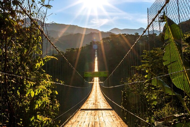 Zip Line, Mules Ride and Walk on the Hanging Bridge - Hiking trails and the river finish